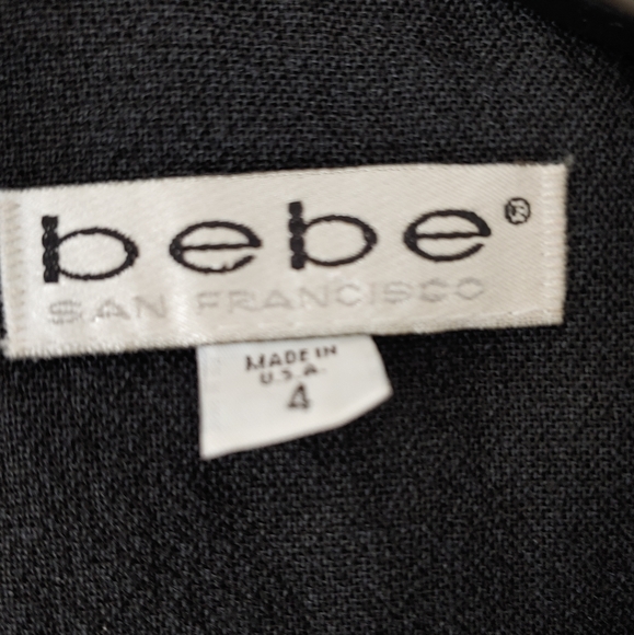 Vintage 90's Bebe Linen Blazer - Picture 8 of 9